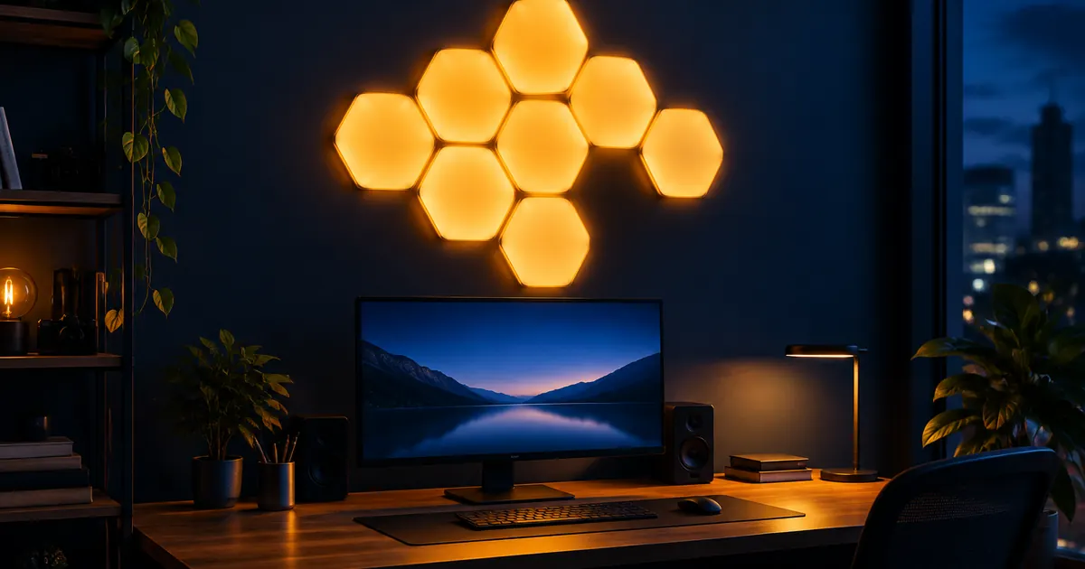 Hexagon Light Panels: How to Design a Wall That Wows