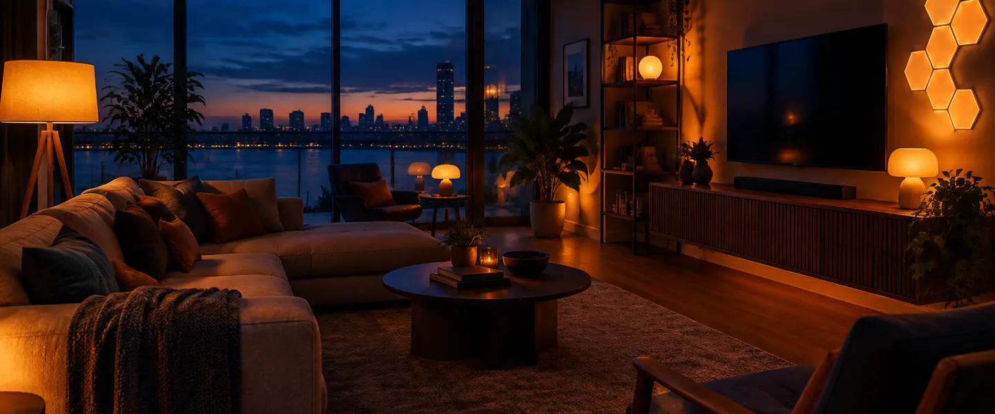 Smart home devices — ambient lighting and app control